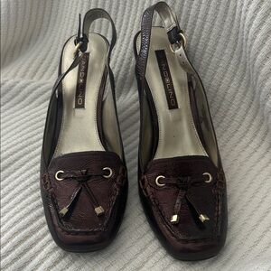 Bandolino Women's Dark Brown Slingback Loafers